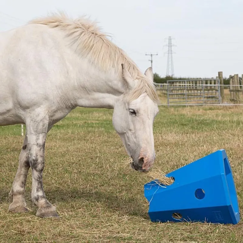Stubbs Hay Roller With Lid Blue 1 Stubbs Hay Roller With Lid Blue