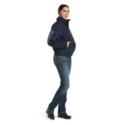 Ariat Womens Stable Team Jacket Navy -Fournitures Équestres Boutique 10001713 full