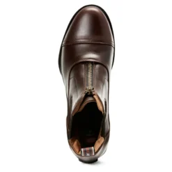 Ariat Womens Devon Nitro Zip Paddock Boot Waxed Chocolate -Fournitures Équestres Boutique 10027238 toe