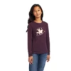 Ariat Youth Dream Long Sleeve T-Shirt Mulberry