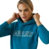 Ariat 3D Logo 2.0 Hoodie Mosaic Blue