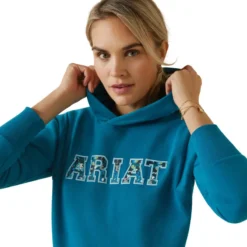 Ariat 3D Logo 2.0 Hoodie Mosaic Blue