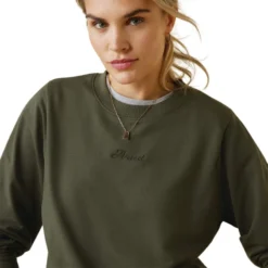 Ariat Memento Sweatshirt Beetle -Fournitures Équestres Boutique 10043393 01