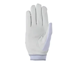 Aubrion Mesh Riding Gloves - Child In WHITE