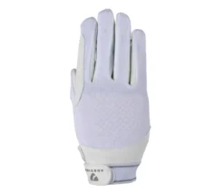 Aubrion Mesh Riding Gloves In WHITE