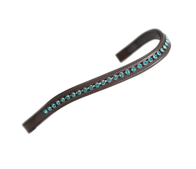 Velociti GARA Large Diamante Browband In HAVGRN 1 Velociti GARA Large Diamante Browband In HAVGRN