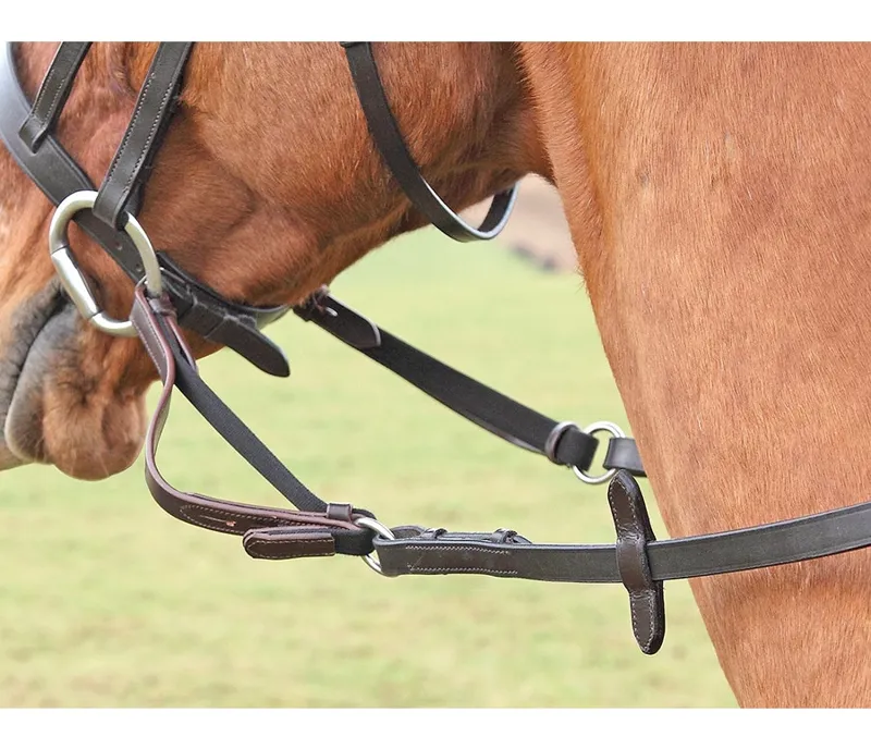 Shires Flexi Rein In BLACK 1 Shires Flexi Rein In BLACK