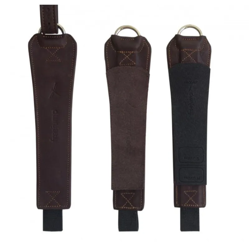 Freejump Stirrup Leathers ProGrip Brown 2 Freejump Stirrup Leathers ProGrip Brown – Image 2