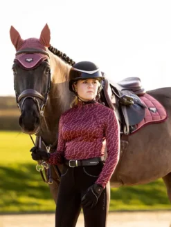 LeMieux Fleur Base Layer Merlot