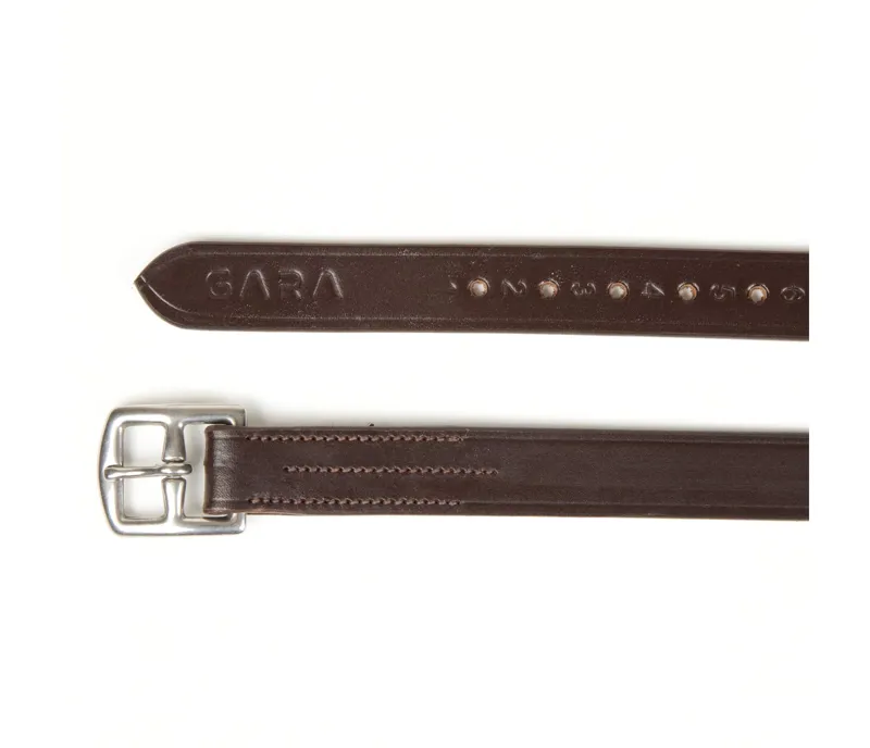 Velociti GARA Stirrup Leathers In HAVANA 1 Velociti GARA Stirrup Leathers In HAVANA