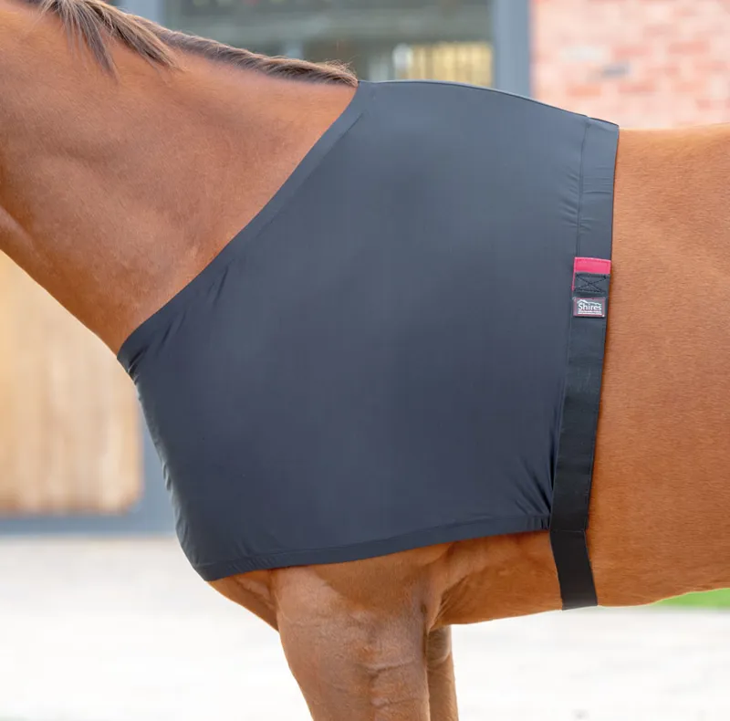 Shires Anti-Rub Stretch Vest In Black 1 Shires Anti-Rub Stretch Vest In Black