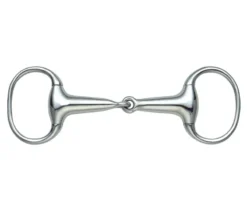 Shires Hollow Mouth Eggbutt Bit In S/STEEL