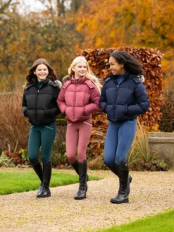 LeMieux Young Rider Gia Puffer Jacket Black -Fournitures Équestres Boutique 555