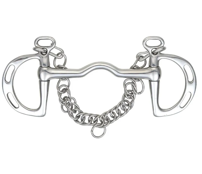 Shires Slotted Cheek Port Mouth Kimblewick Bit In S/STEEL 1 Shires Slotted Cheek Port Mouth Kimblewick Bit In S/STEEL