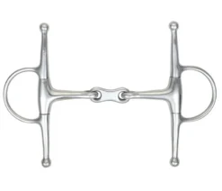 Shires Full Cheek French Link Snaffle Bit In S/STEEL