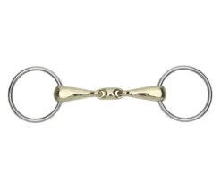 Shires Brass Alloy Training Bit 14mm In BRASS