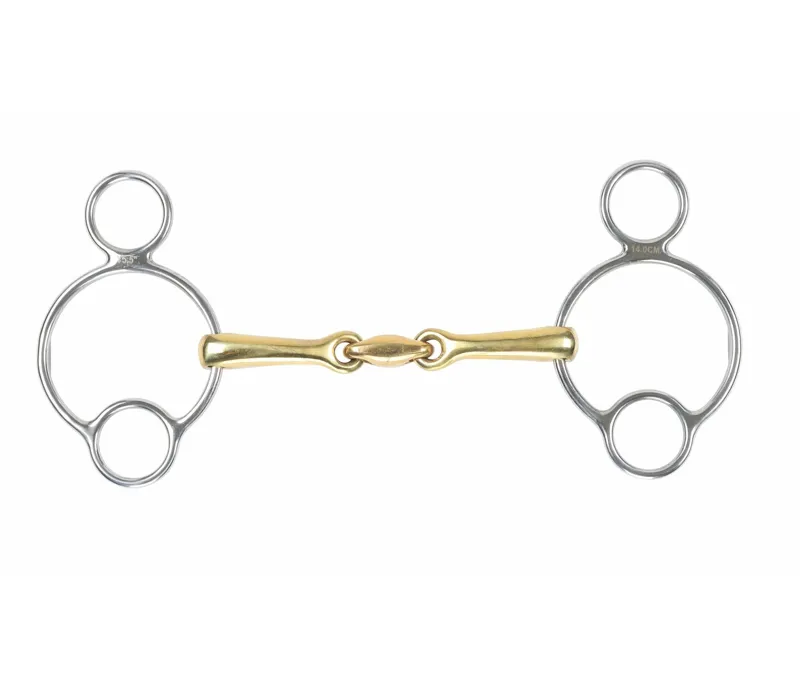 Shires Brass Alloy Universal Bit With Lozenge In BRASS 1 Shires Brass Alloy Universal Bit With Lozenge In BRASS