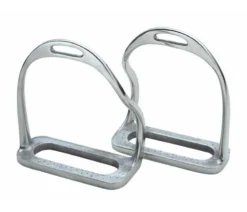 Shires Bent Leg Stirrup Irons In S/STEEL