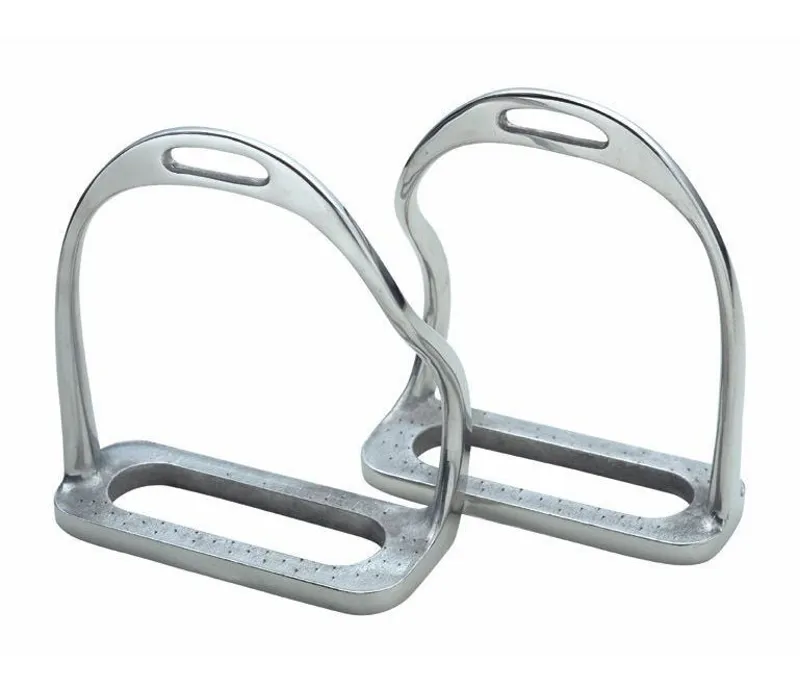 Shires Bent Leg Stirrup Irons In S/STEEL 1 Shires Bent Leg Stirrup Irons In S/STEEL