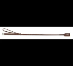 Shires 24 Inch Leather Show Whip In Brown