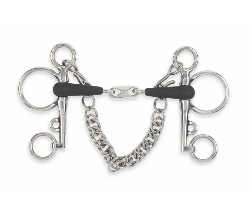 Shires Equikind+ Peanut Link Pelham In STEEL 1 Shires Equikind+ Peanut Link Pelham In STEEL