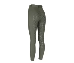 Aubrion Albany Riding Tights - YR In DEEPGRN