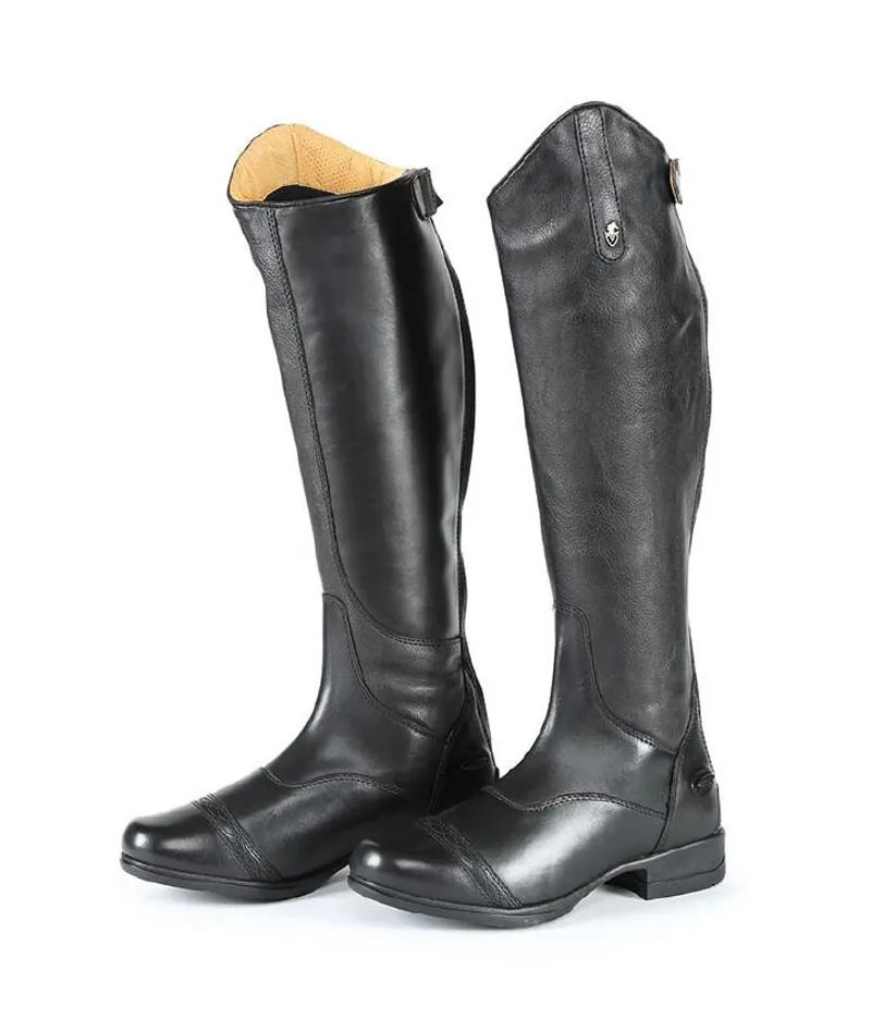 Moretta Childs Aida Riding Boots In Black 1 Moretta Childs Aida Riding Boots In Black