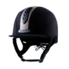 Champion Junior X-Air Dazzle Plus Riding Hat Black/Rose Gold