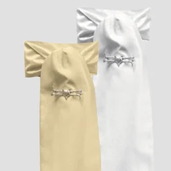 Equetech Plain Riding Stock In White