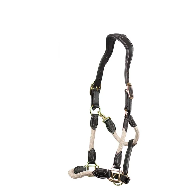 Apollo Air Anatomic Leather Headcollar Natural 1 Apollo Air Anatomic Leather Headcollar Natural