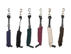 Apollo Air Leather Lasso Leadrope Natural 2.1m