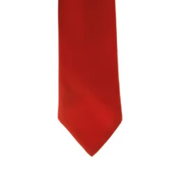ShowQuest Plain Adult Tie In Red