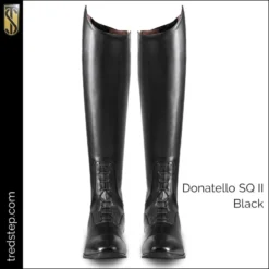 Tredstep Donatello SQII Field Tall Boots Black Regular Height Regular -Fournitures Équestres Boutique TredstepDonatelloSQ2 Bk pairfront DS2FB 800x800 2