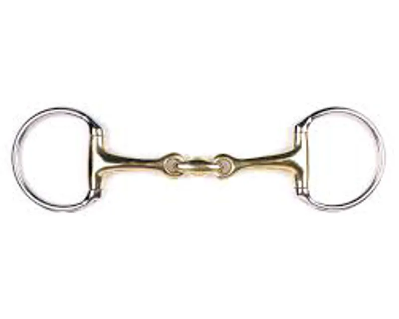 QHP Eggbutt Bit Double Jointed German Argentan 1 QHP Eggbutt Bit Double Jointed German Argentan