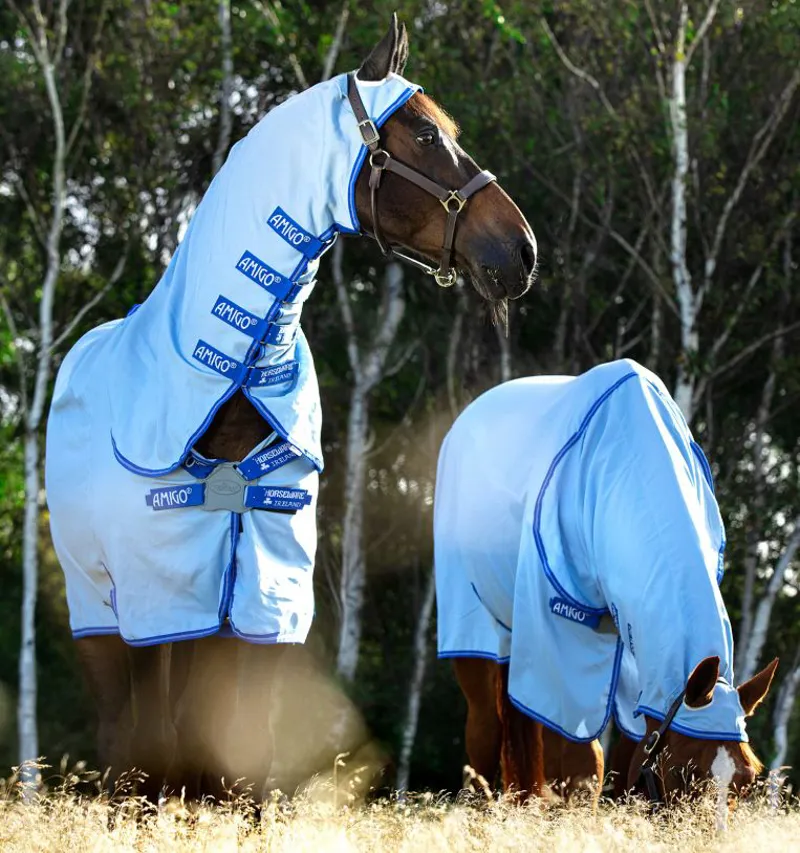 Amigo Ripstop Hoody Rug - Azure Blue 6ft9 1 Amigo Ripstop Hoody Rug - Azure Blue 6ft9