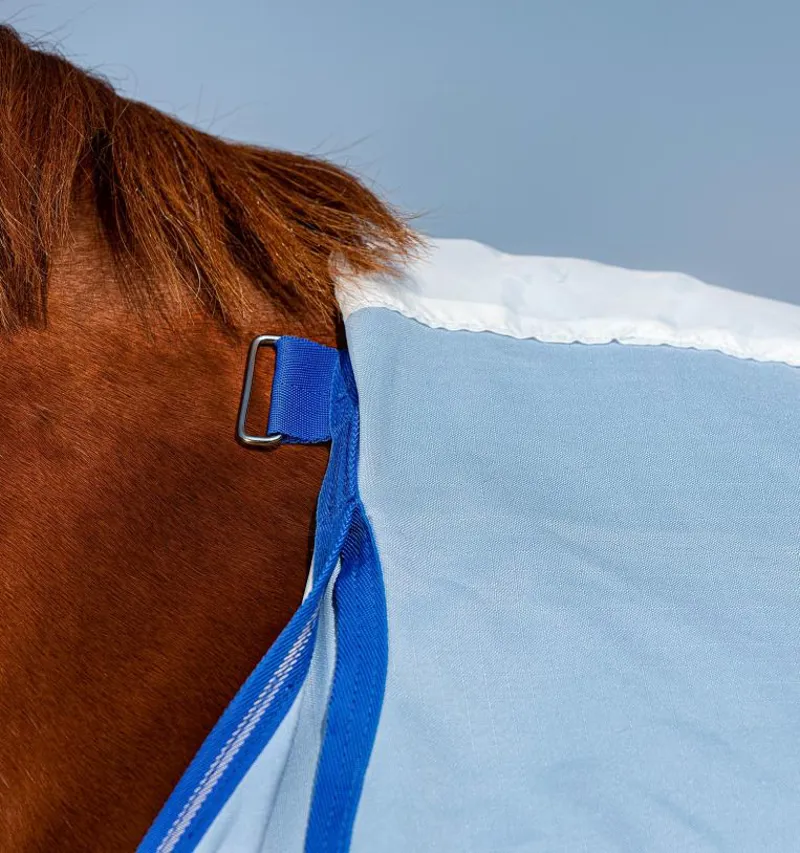 Amigo Ripstop Hoody Rug - Azure Blue 6ft9 2 Amigo Ripstop Hoody Rug - Azure Blue 6ft9 – Image 2