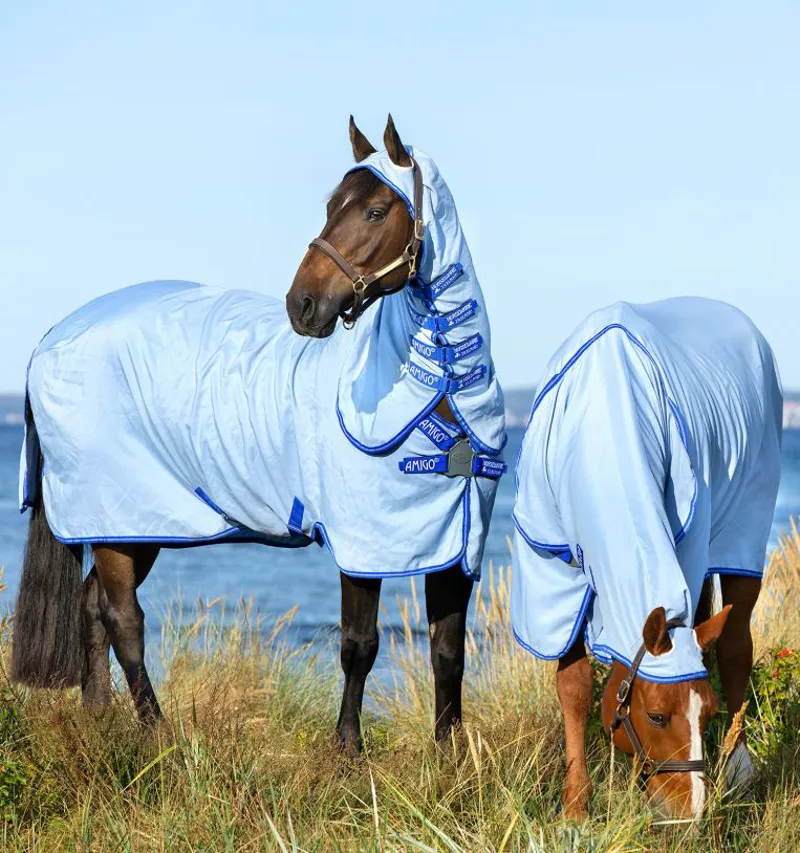 Amigo Ripstop Hoody Rug - Azure Blue 6ft9 4 Amigo Ripstop Hoody Rug - Azure Blue 6ft9 – Image 4