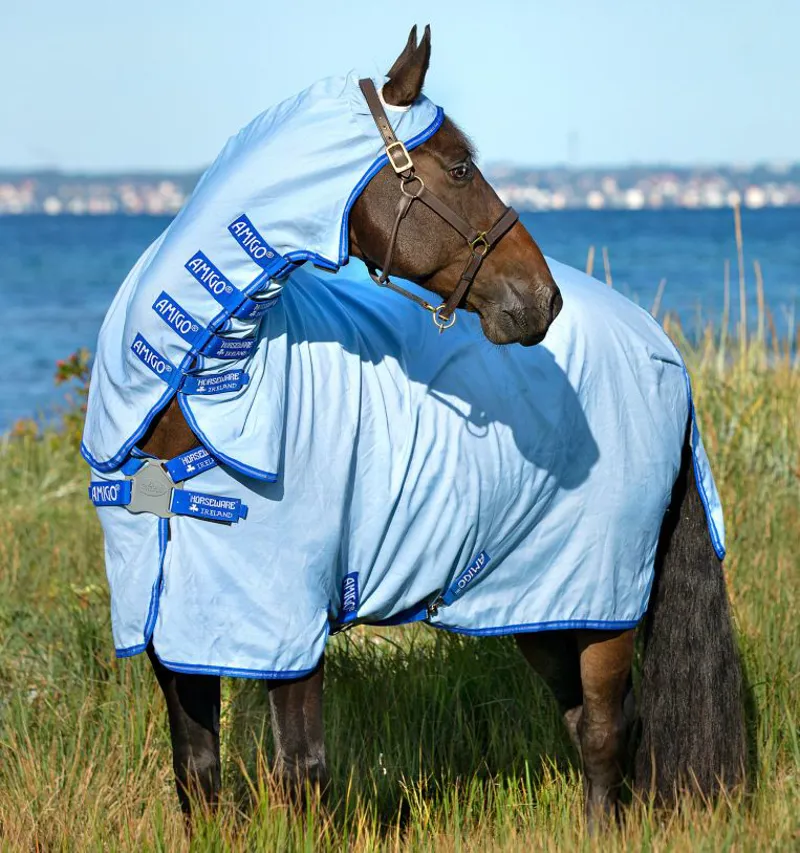 Amigo Ripstop Hoody Rug - Azure Blue 6ft9 10 Amigo Ripstop Hoody Rug - Azure Blue 6ft9 – Image 10