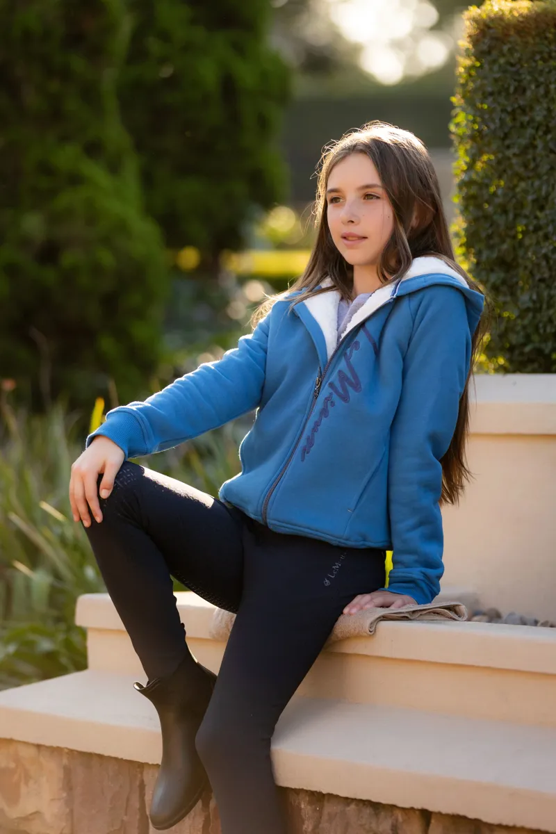 LeMieux Hollie Sherpa Lined Hoodie Atlantic 8 LeMieux Hollie Sherpa Lined Hoodie Atlantic – Image 8