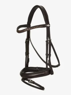Le Mieux Arika Dressage Bridle Brown/Silver 5 Le Mieux Arika Dressage Bridle Brown/Silver -Fournitures Équestres Boutique brown 6