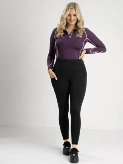 LeMieux Brushed Pull On Breech Black