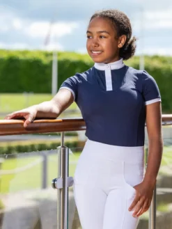 LeMieux Young Rider Belle Show Shirt Navy