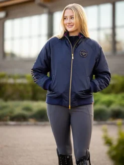 LeMieux Ladies Elite Crew Jacket Navy