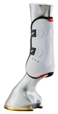 Zandona Superior Air Tendon Boot White -Fournitures Équestres Boutique e2130 white back leg 1