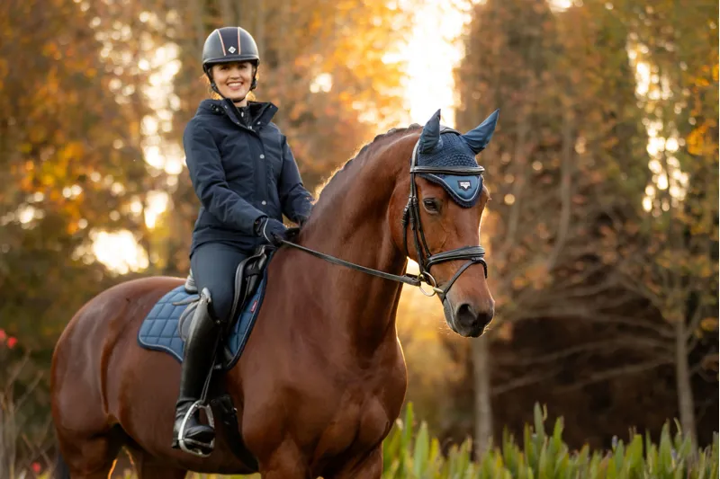 LeMieux Classic Loire Fly Hood Atlantic 3 LeMieux Classic Loire Fly Hood Atlantic – Image 3