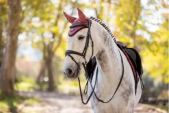 LeMieux Loire Classic Fly Hood Orchid -Fournitures Équestres Boutique fho