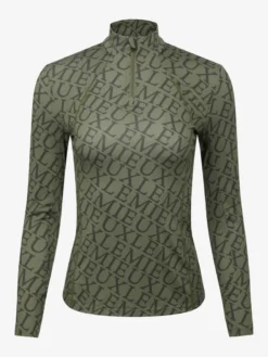 LeMieux Fleur Base Layer Moss 6 LeMieux Fleur Base Layer Moss -Fournitures Équestres Boutique fm 2