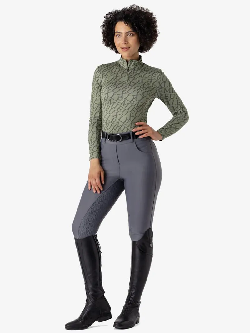 LeMieux Fleur Base Layer Moss 2 LeMieux Fleur Base Layer Moss – Image 2