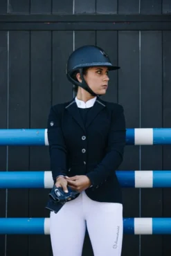 Samshield Victorine Jacket Crystal Fabric Navy 7 Samshield Victorine Jacket Crystal Fabric Navy -Fournitures Équestres Boutique fn3