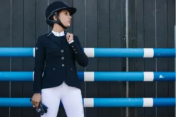 Samshield Victorine Jacket Crystal Fabric Navy 8 Samshield Victorine Jacket Crystal Fabric Navy -Fournitures Équestres Boutique fn4